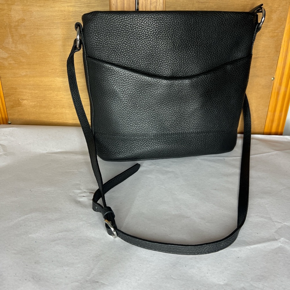 Corder London real leather women’s crossbody Black Leather Bag multiple pockets